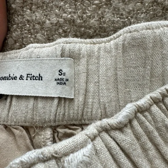 Abercrombie linen embroidered pants - Picture 7 of 7
